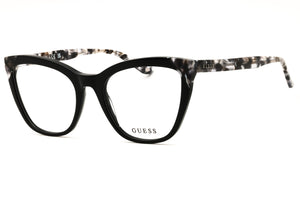 Guess GU2674-001 Shiny Black Cat Eye Eyeglasses 53mm