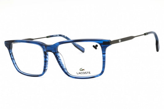 Lacoste L2925-400 eyeglasses in blue frame with clear lenses