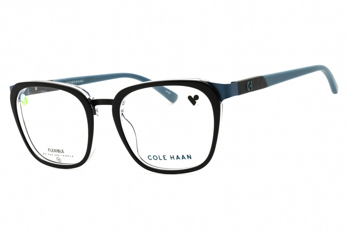 COLE HAAN CH4523-001 BLACK Rectangular Eyeglasses 53mm Eyeglasses