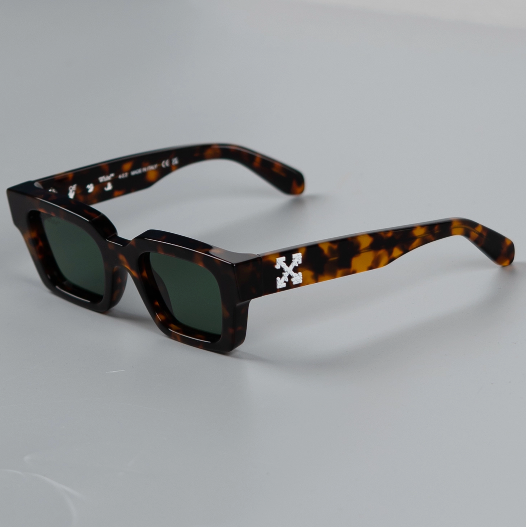 Off-White Virgil Havana Green 50mm New Sunglasses