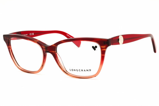 Longchamp LO2744N-606 Red Rectangle Eyeglasses 55mm