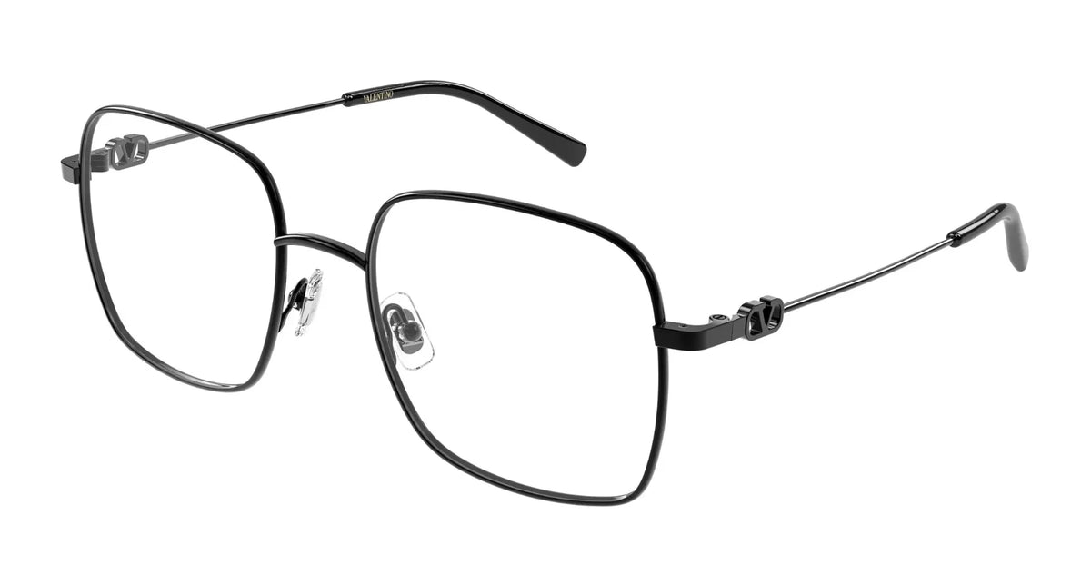 Valentino VG0030O-005 Black Rectangular Eyeglasses 53mm Eyeglasses