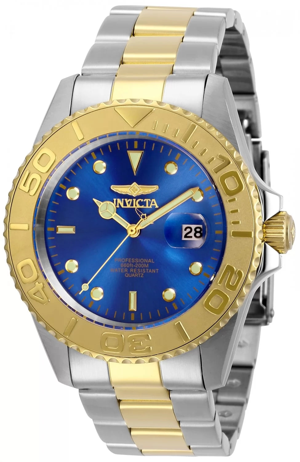 Invicta 29949 Quartz Watch Blue Dial Stainless Steel 43mm Men