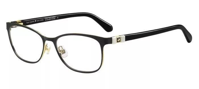 Kate Spade JONAE-807-51 Black Rectangle Eyeglasses 51mm Eyeglasses