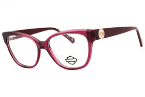Harley Davidson HD50106-069 Shiny Bordeaux Cat Eye Eyeglasses 54mm