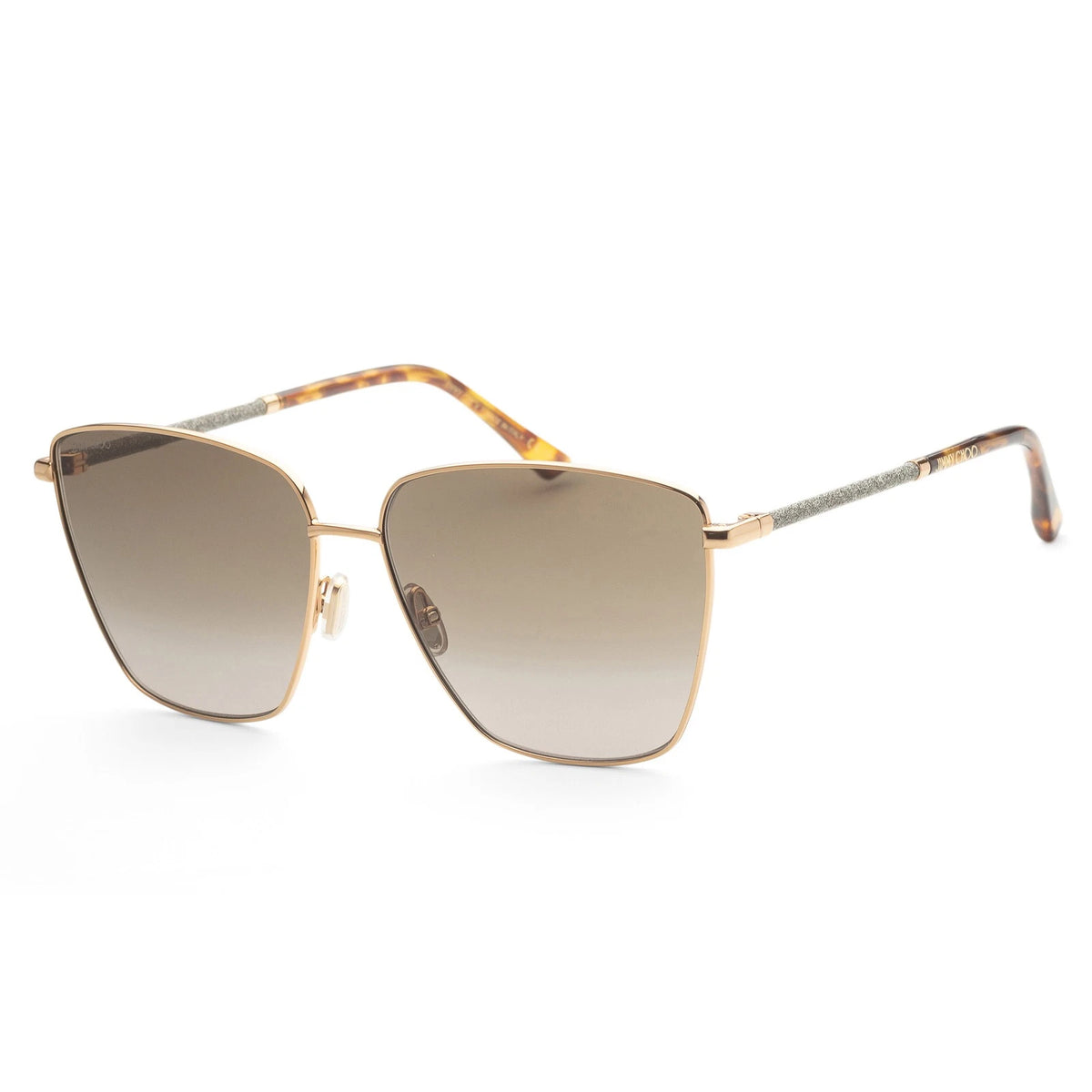 Jimmy Choo 0LAVI-S-06J-60 Gold Rectangle SUNGLASSES 0mm Sunglasses