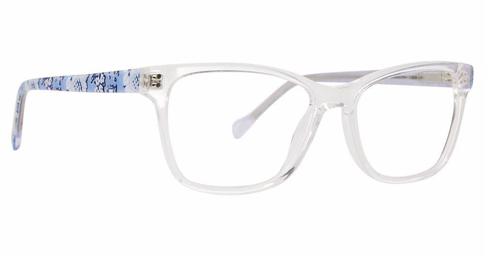 Vera Bradley ARYA SWEET GARDEN BLUE 53mm New Eyeglasses