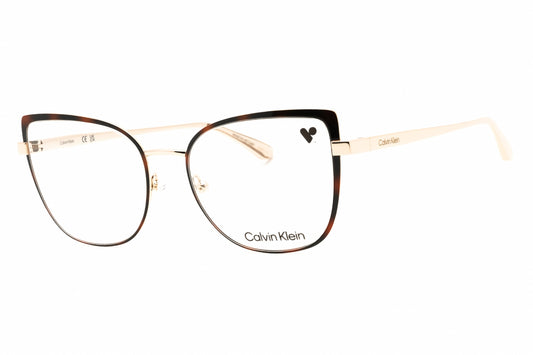 Calvin Klein CK22101-213 HAVANA GOLD Cat eye Eyeglasses 54mm