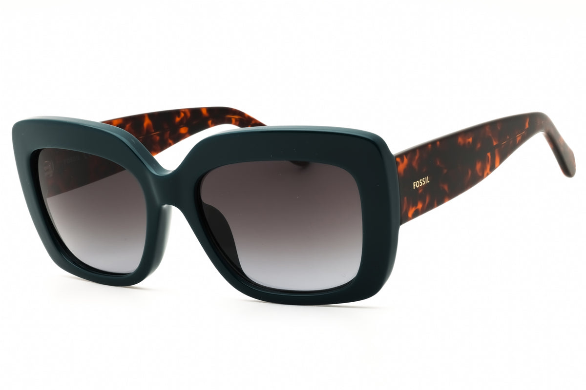 Fossil FOS 3158/S-01ED 9O GREEN Rectangular Sunglasses 54mm Sunglasses