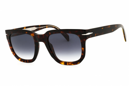 David Beckham DB 7118/S-0086 9O Havana Rectangle Sunglasses 52mm