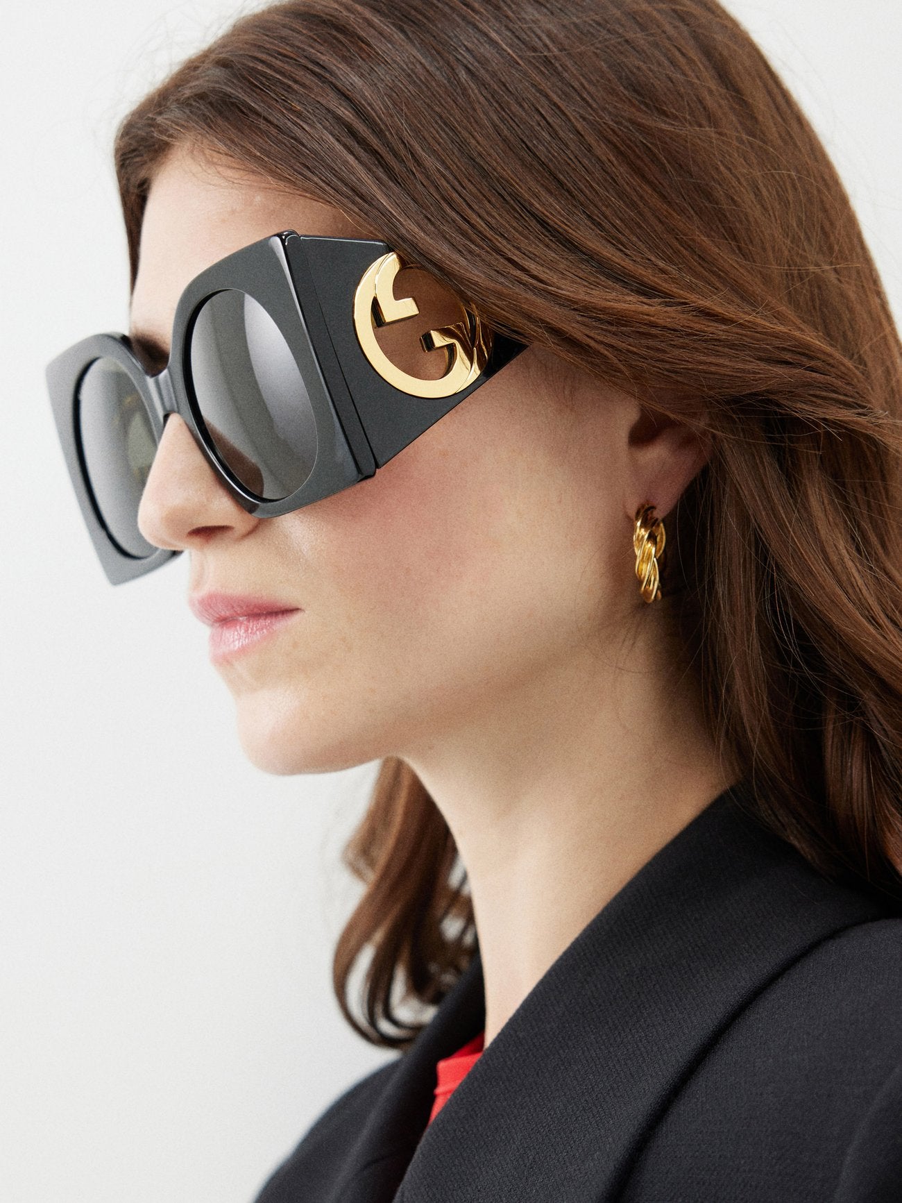 Gucci GG1254S-001-55 55mm New Sunglasses