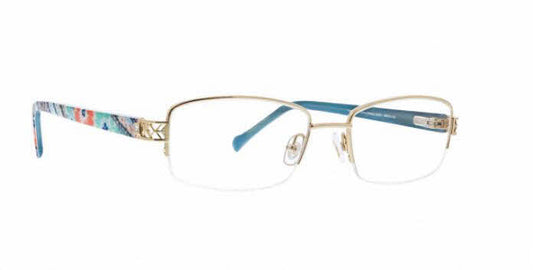 Vera Bradley Diane Citrus Paisley 5318 53mm New Eyeglasses