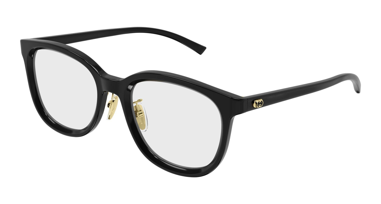 Gucci GG1949oK-001 eyeglasses in black frame with clear lenses