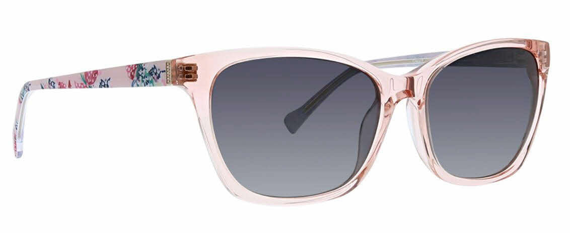 Vera Bradley Cheryl P Rose Toile 5416 54mm New Sunglasses