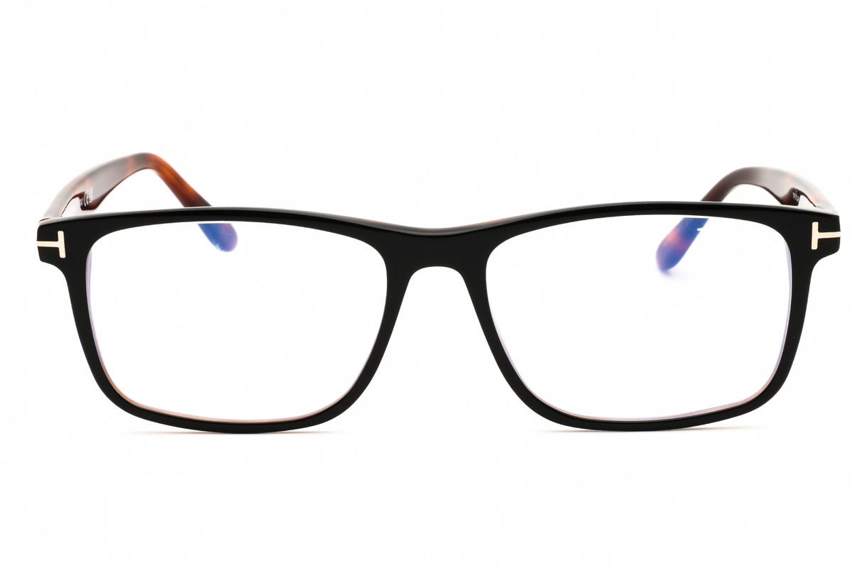 Tom Ford FT5752-B-005 Black Rectangular Eyeglasses 55mm Eyeglasses