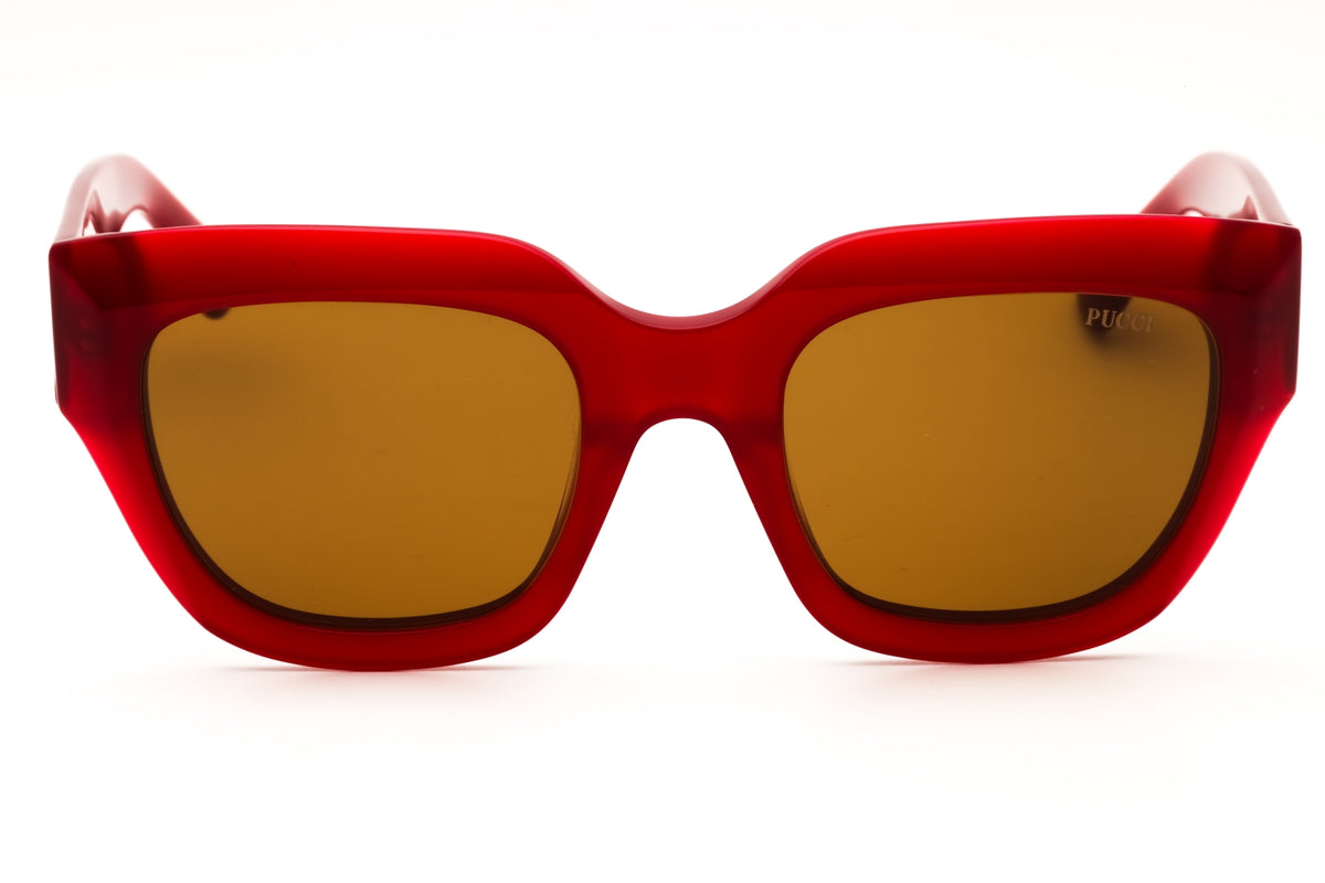 Emilio Pucci EP0215-69E Shiny bordeaux Rectangular Sunglasses 51mm Sunglasses