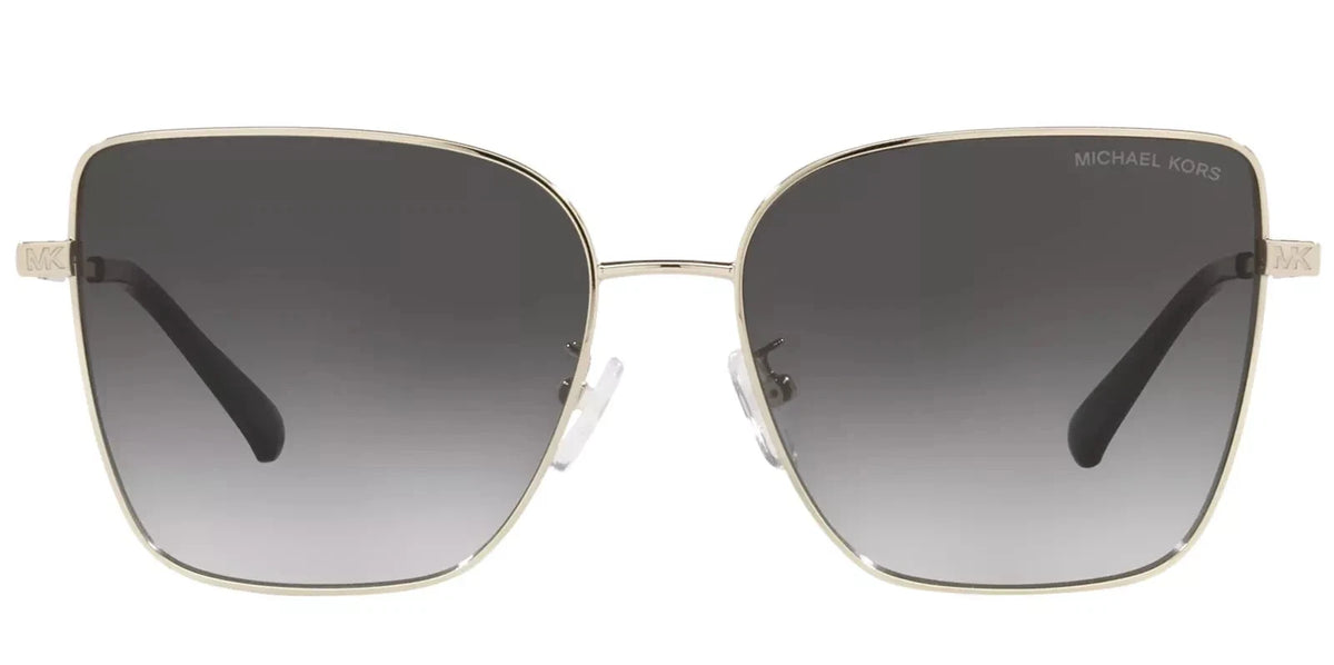 Michael Kors 0MK1108-10148G-57 Light Gold-Tone Cat Eye SUNGLASSES 57mm Sunglasses