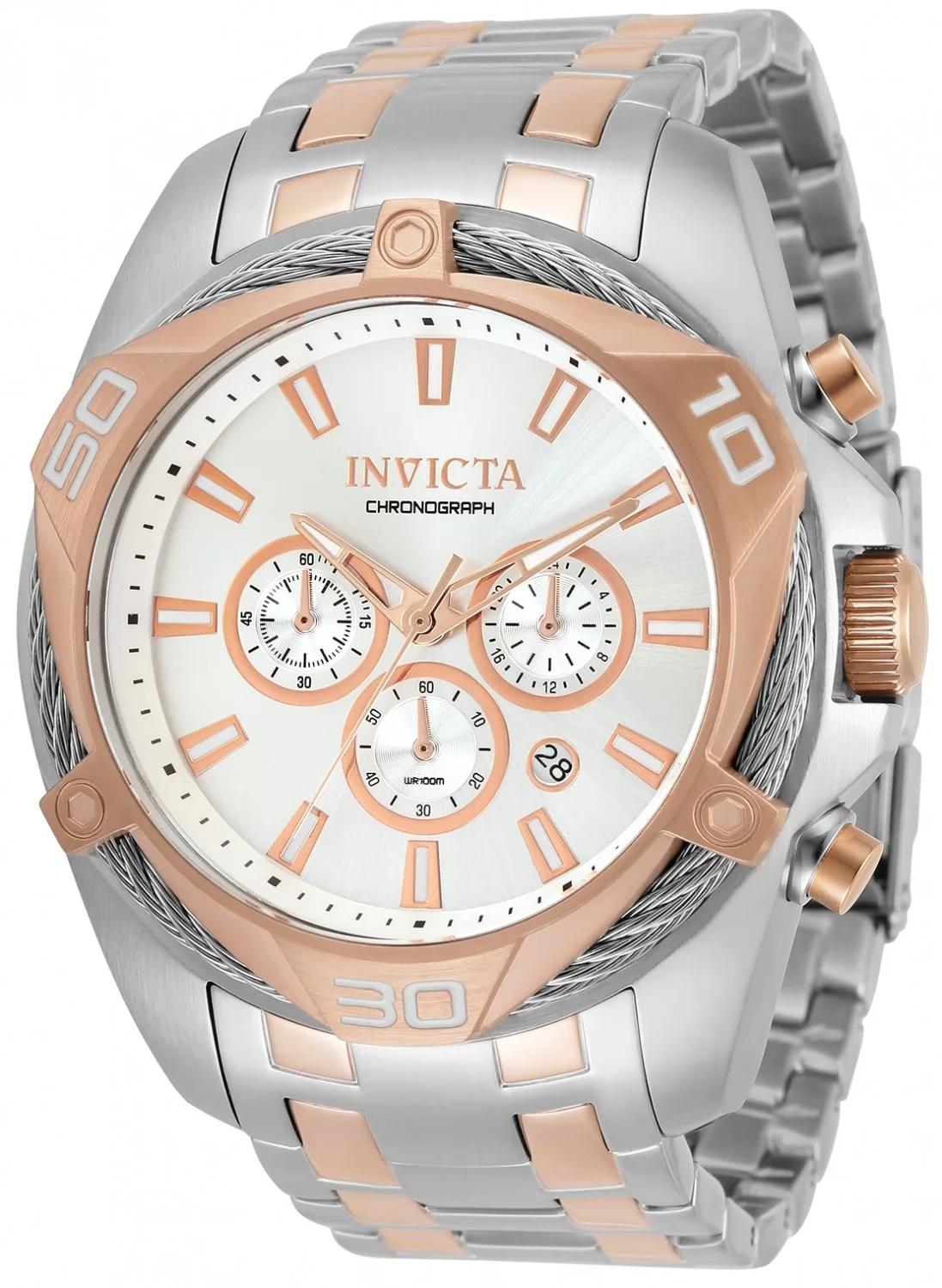 Invicta 34134 34134 Watch - Silver Dial Stainless Steel Band