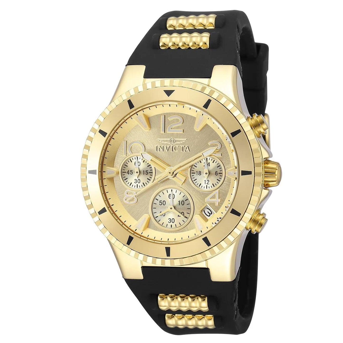 Invicta 36909 36909 Watch - Gold Dial Silicon Band