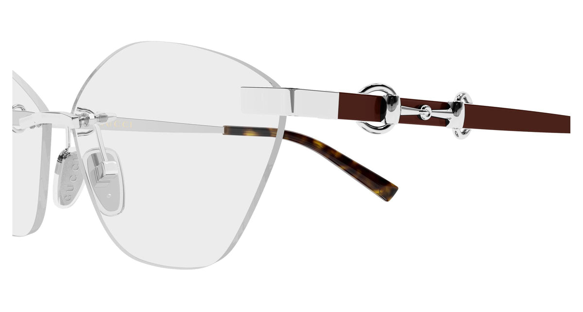 Gucci GG2050o-003 eyeglasses in pink frame with clear lenses