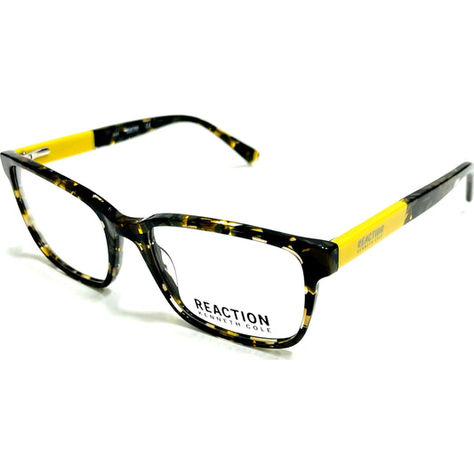 Kenneth Cole Reaction KC0875-098-55 eyeglasses in dark green frame with clear lenses