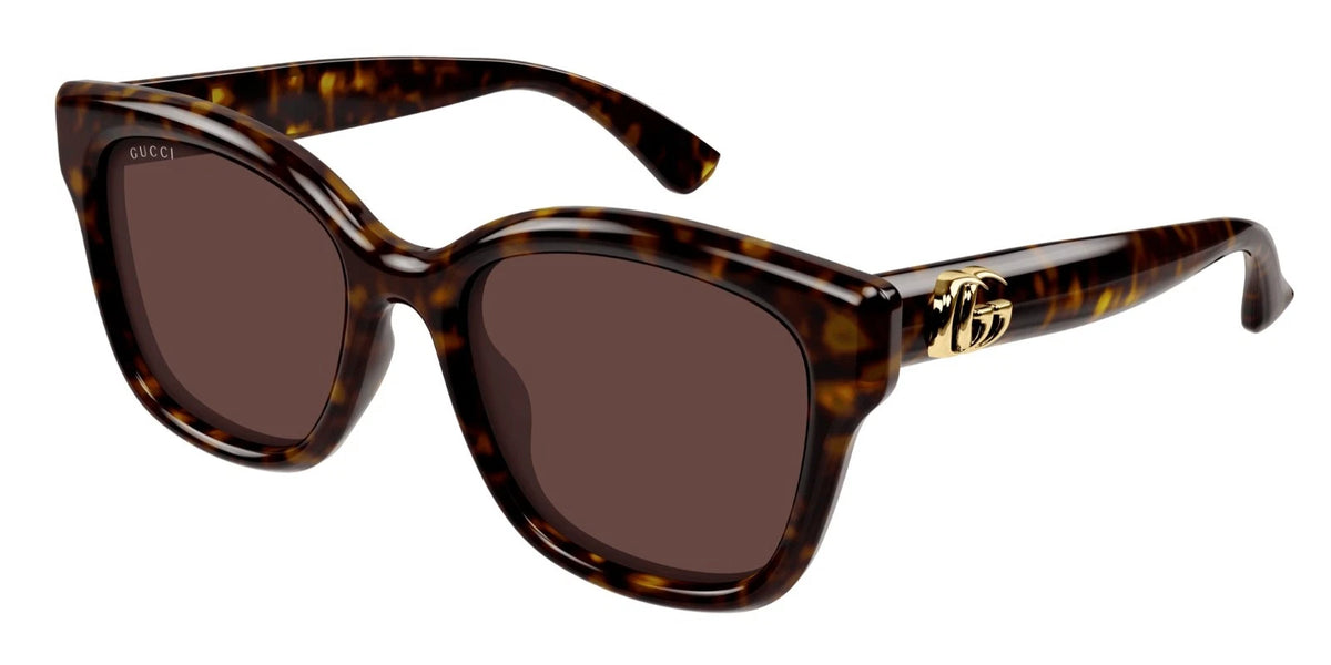 Gucci GG1830SK-002 Havana Rectangular Sunglasses 55mm Sunglasses