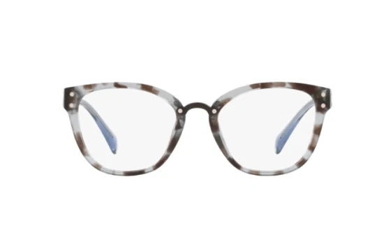 Miu Miu 0MU04QV-UAH1O1-52 Brown Cat Eye EYEGLASSES 52mm Eyeglasses