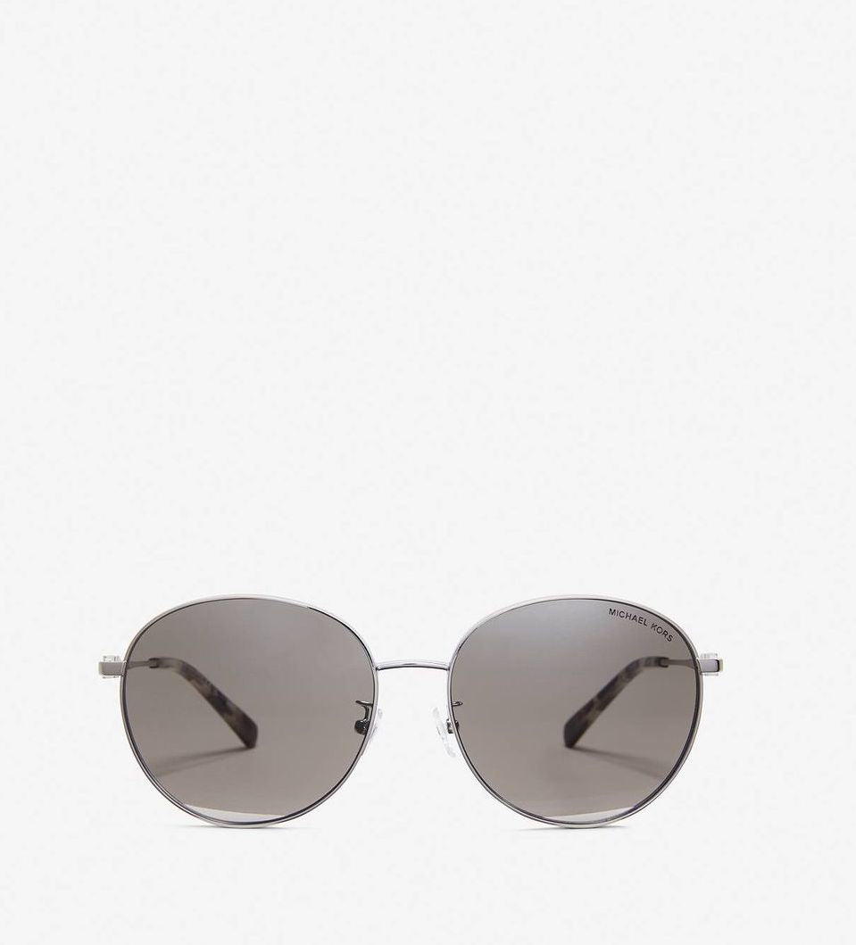Michael Kors MK1119-11536G-57 sunglasses in silver frame with silver lenses