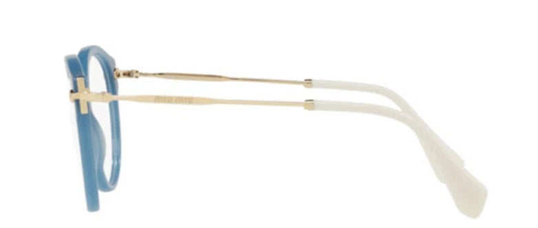Miu Miu 0MU04PV-121101-52 Blue Squared EYEGLASSES 52mm Eyeglasses