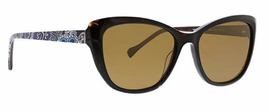 Vera Bradley Verona Deep Night Paisley 5417 54mm New Sunglasses