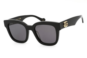 Gucci GG0998S-001 Black Rectangular Sunglasses 52mm