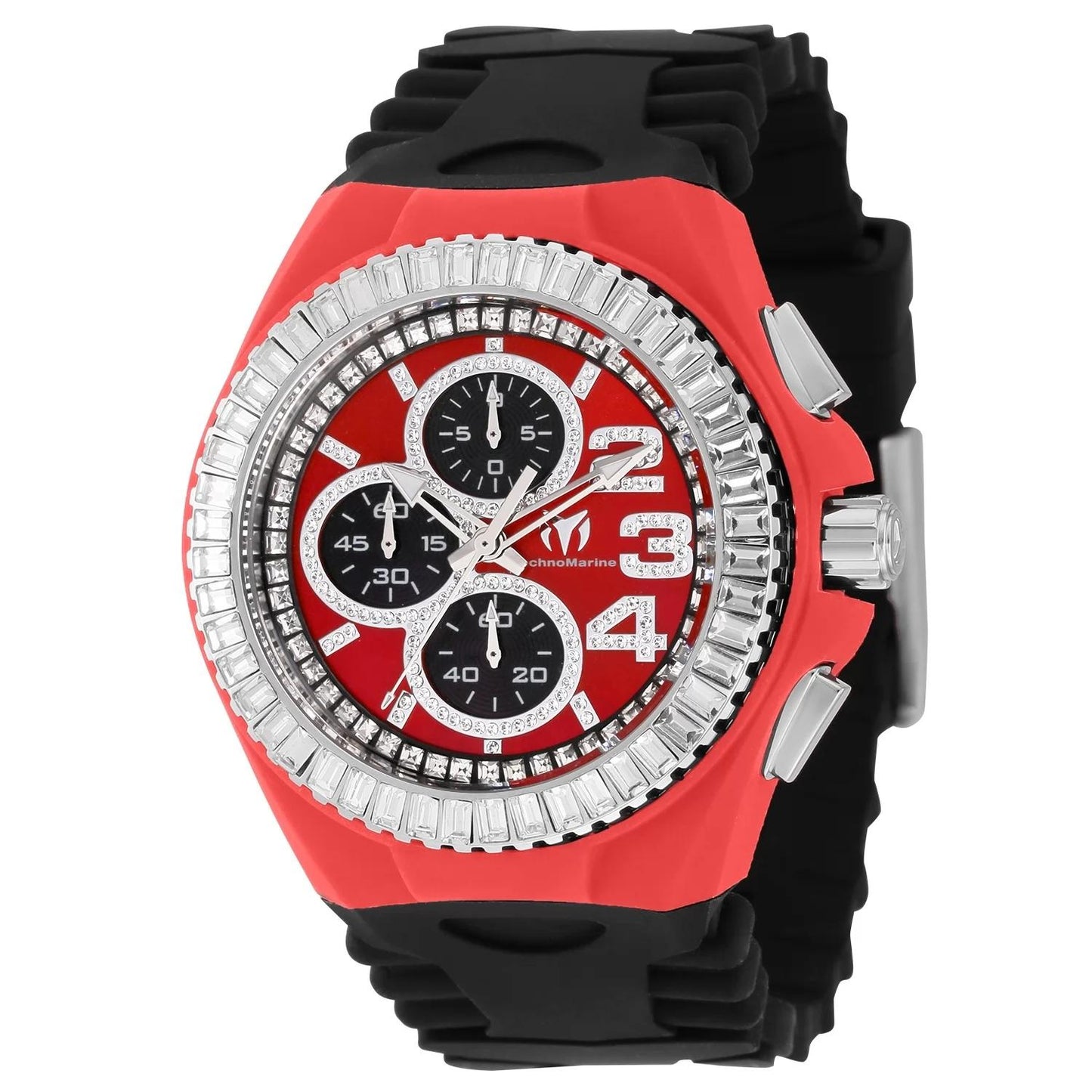 TechnoMarine TM-121185 TM-121185 Watch - Silver Dial Leather Band