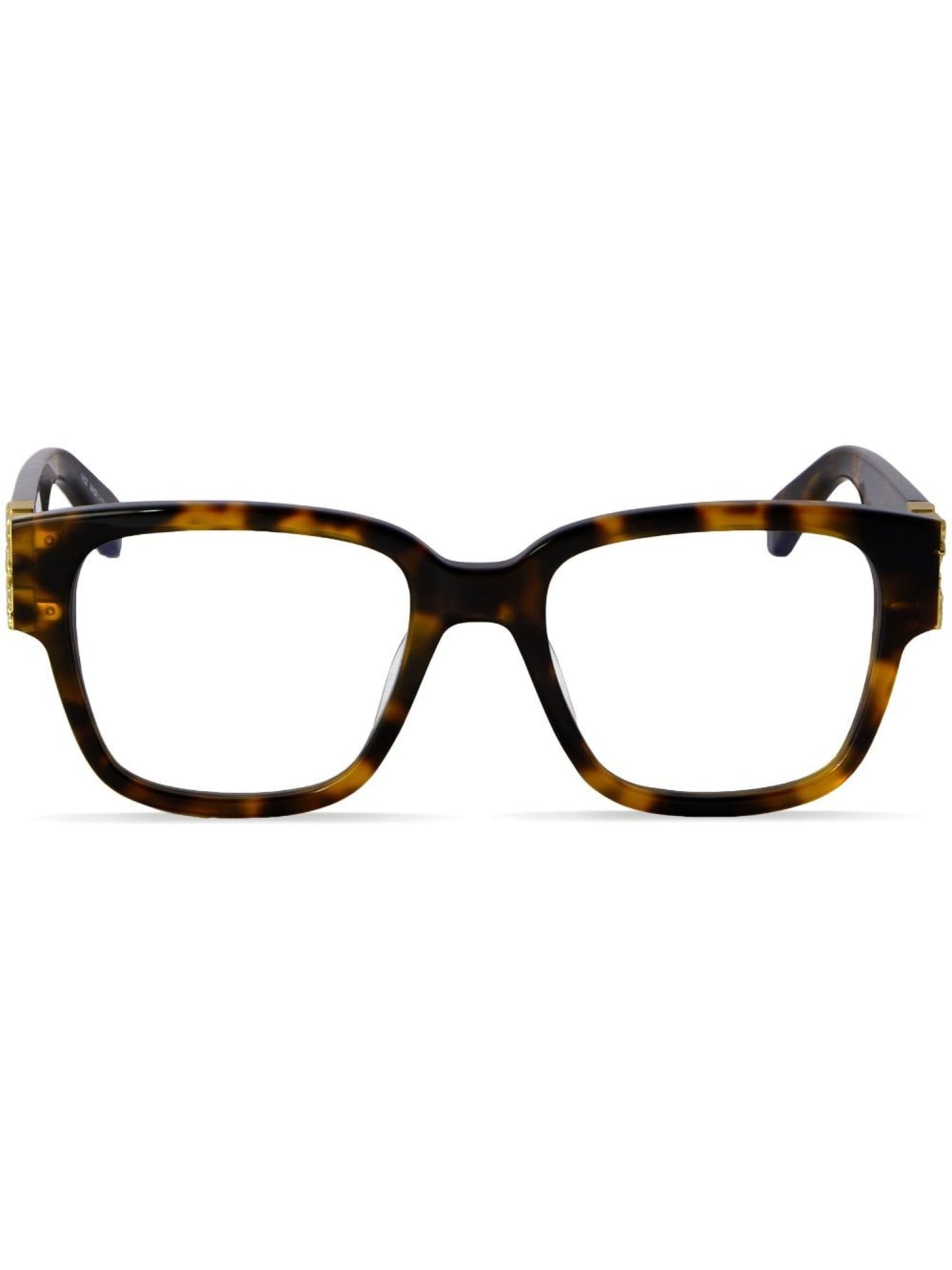 Off-White Style 47 Havana Blue Block Light 53mm New Eyeglasses