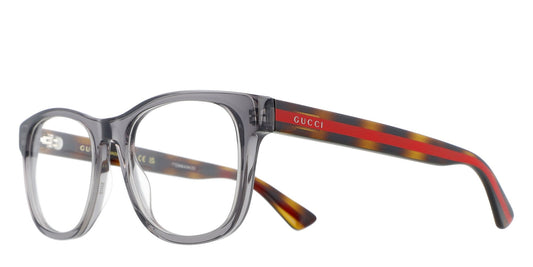 Gucci GG0004oNN-004 eyeglasses in green frame with clear lenses
