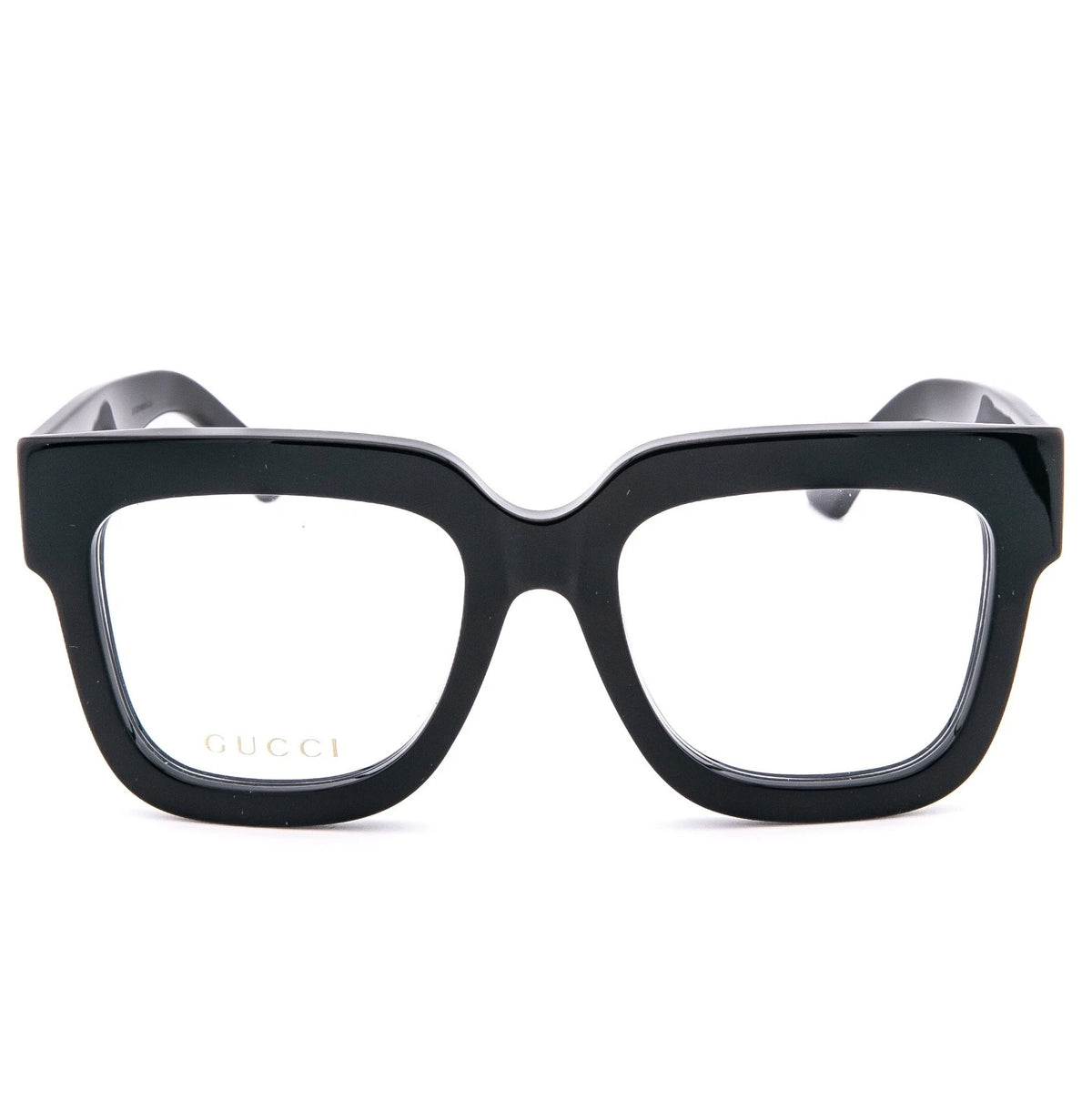 Gucci GG1549O-001 Black Rectangular Eyeglasses 52mm Eyeglasses