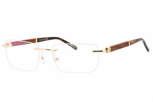Charriol PC75109-C01 eyeglasses in shiny gold frame with clear lenses