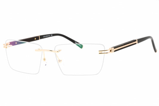 Charriol PC75118-C03 eyeglasses in shiny gold frame with clear lenses