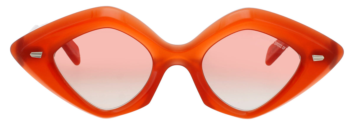 Cutler And Gross CGSN-9126-48-B1 TOMATO  Women's Sunglasses 48mm Sunglasses