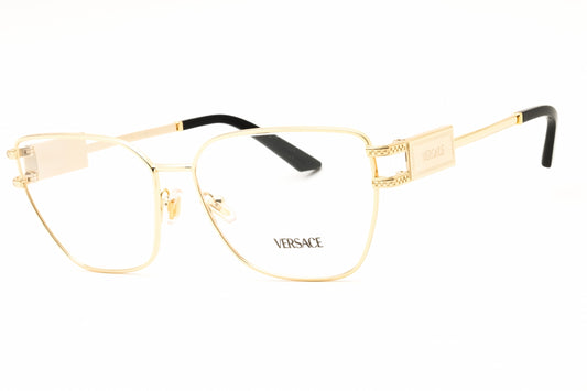 Versace 0VE1301-1002 eyeglasses in gold frame with clear lenses
