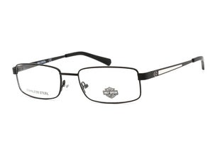 Harley Davidson HD0883-002 Black Rectangular Eyeglasses 56mm