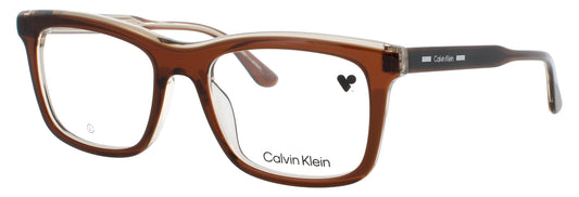 Calvin Klein CK24542-280-54 LIGHT BROWN / CRYSTAL  Men's Eyeglasses 54mm