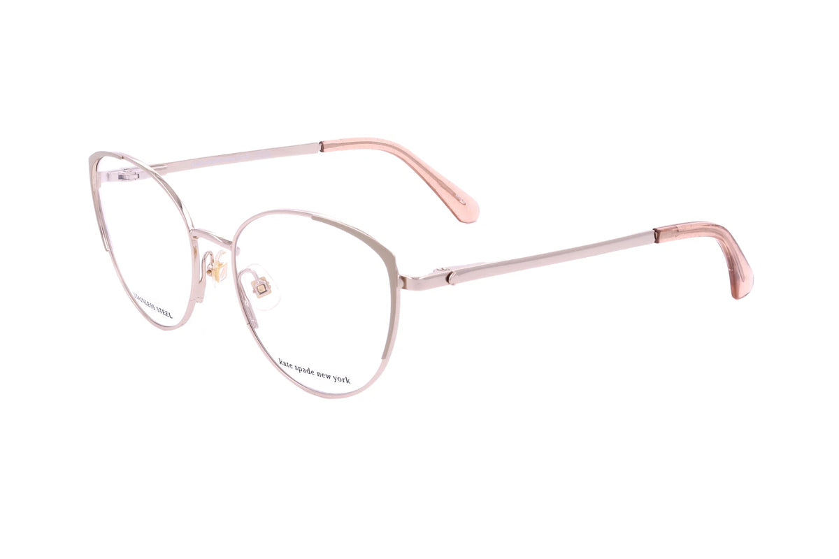 Kate Spade NOEL/G J5G Gold Rectangle Eyeglasses 52mm Eyeglasses
