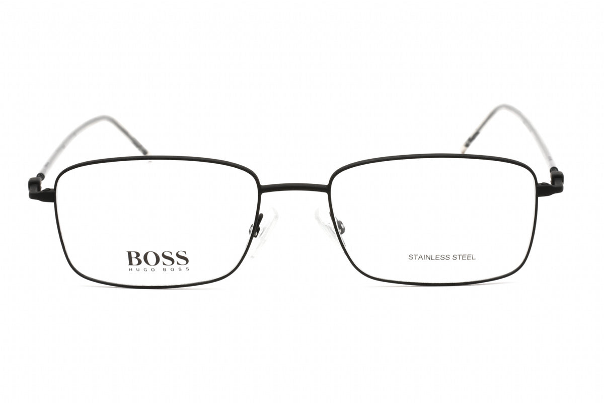 Hugo Boss BOSS 1312-0003 00 Black Rectangle Eyeglasses 55mm