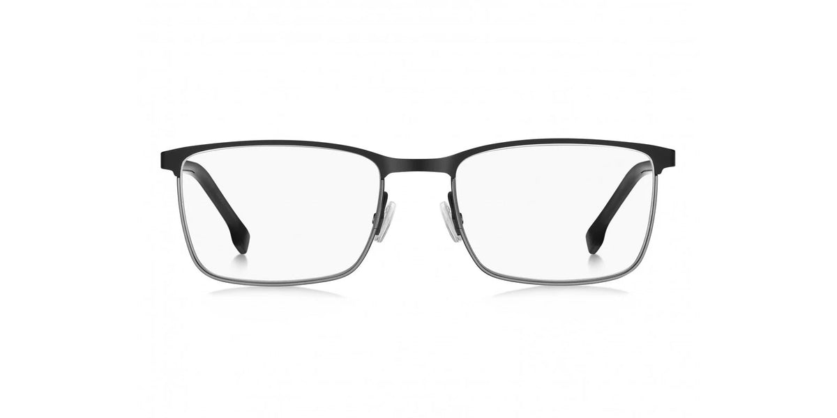 Hugo Boss BOSS1637-TI7-54 Matte Black Ruthenium Rectangle Eyeglasses 54mm Eyeglasses