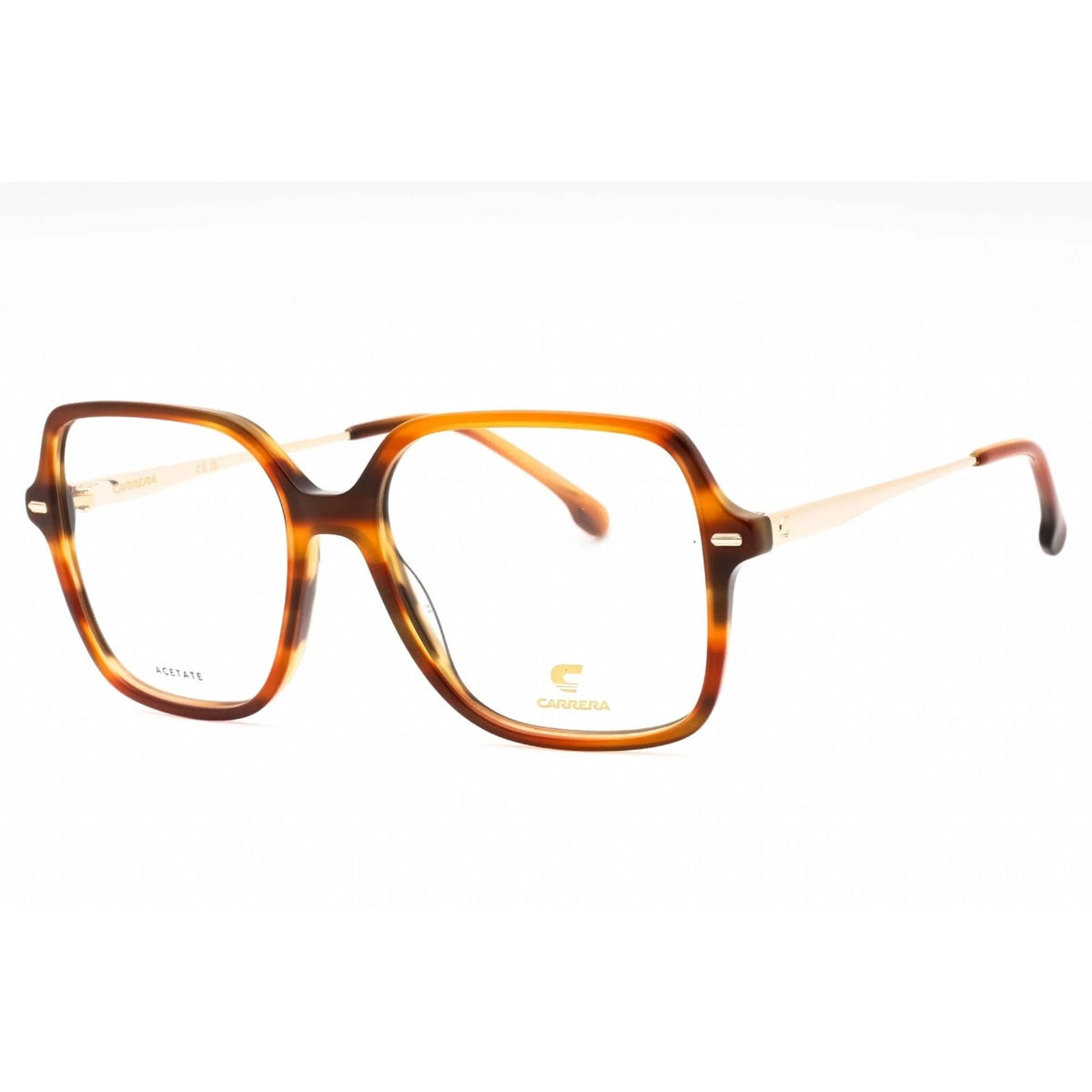 Carrera CARRERA3038-EX4-55 Brown Horn Square Eyeglasses 55mm Eyeglasses
