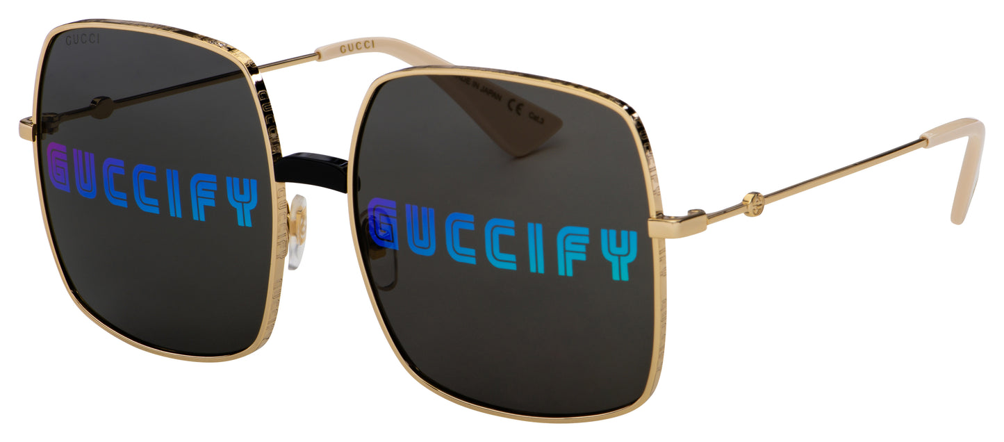 Gucci GG0414S-002-60 60mm New Sunglasses