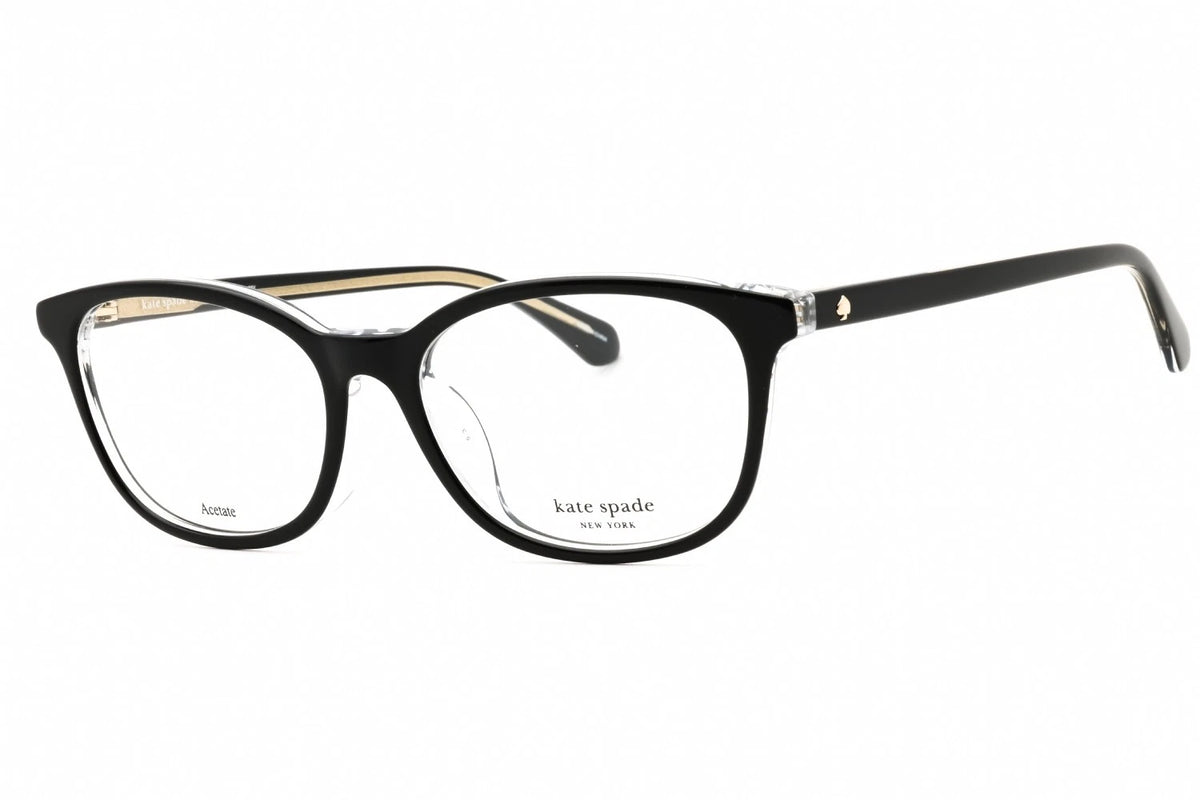 Kate Spade HAISLEY/F 807 Black Rectangle Eyeglasses 53mm Eyeglasses
