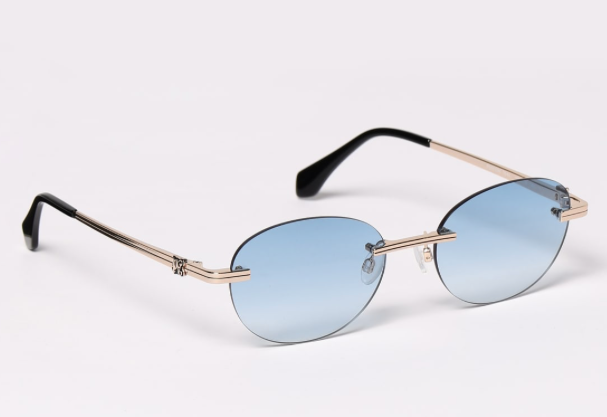 Palm Angels CRYSTAL-PERI10HS25MET0011007 56mm New Sunglasses