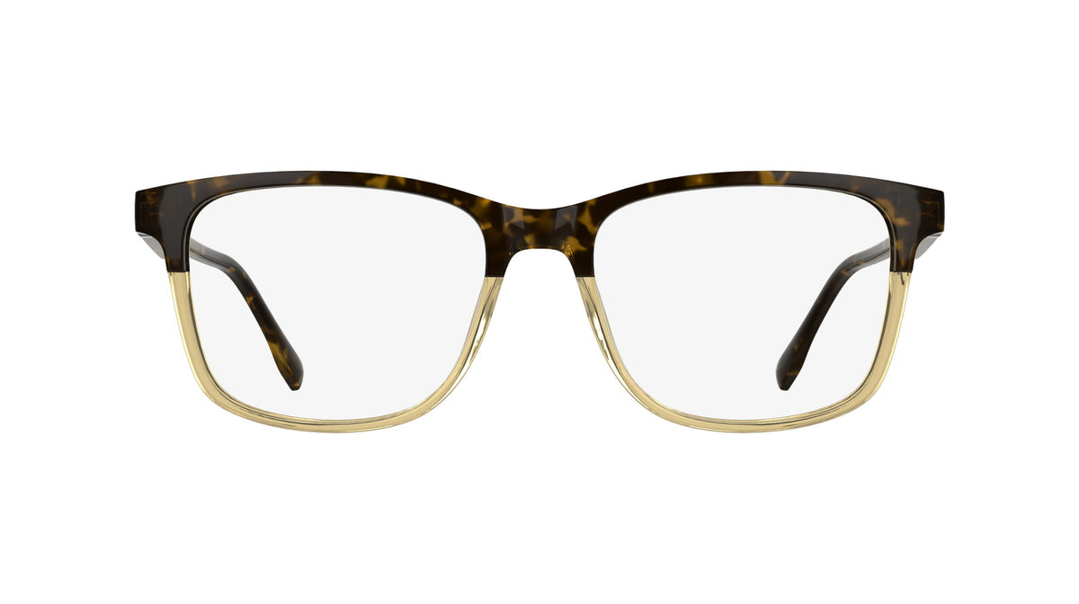 Lacoste L4002-217-54 HAV/TRANS CARAMEL Rectangle Eyeglasses 54mm Eyeglasses