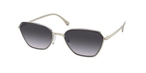 Michael Kors 0MK1081-10148G-56 Light Gold Cats Eye Sunglasses